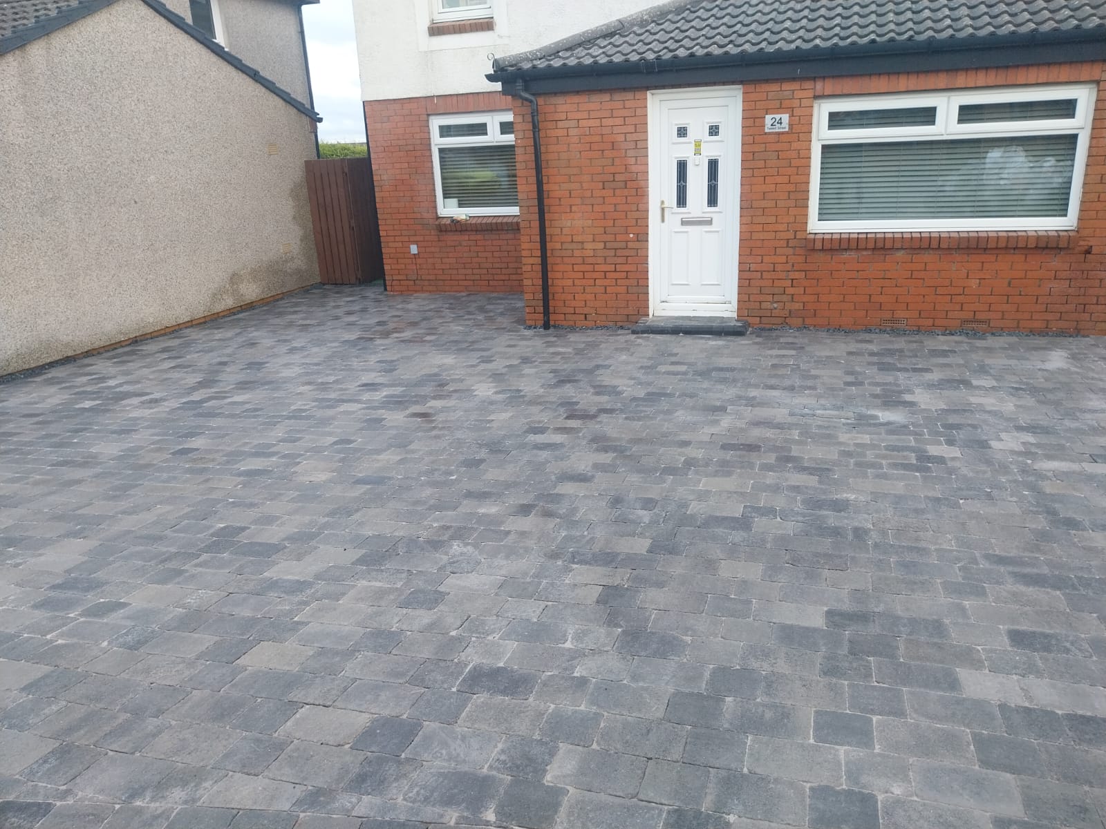 Completed driveway Renfrew